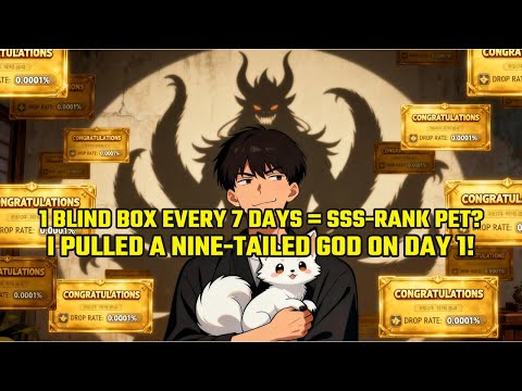 1 Blind Box Every 7 Days = SSS-RANK Pet? I Pulled a NINE-TAILED GOD on Day 1!
