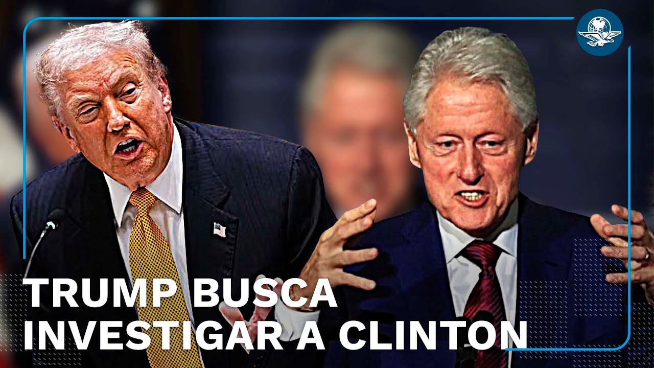 Trump pide investigar vínculos entre Clinton y otras personas e instituciones con Epstein
