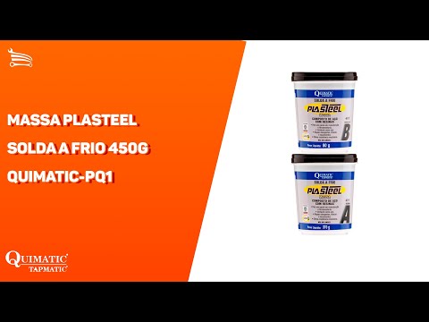 Massa Plasteel Solda a Frio 450g. - Video