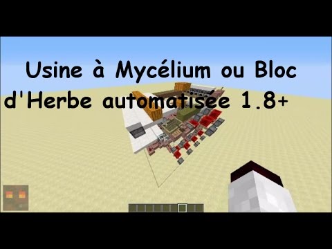 🛠 Automatised Mycelium and Grass Block Farm [Minecraft Vanilla 1.8 to 1.12] !