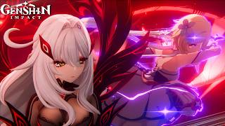 Dainsleif, The Traveler & Pierro VS Ronova | Cutscene | Genshin Impact 7.1