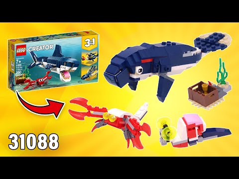 LEGO Creator Manatee MOC (210 pcs)[31088] Alternate Build for Deep Sea Creatures @TopBrickBuilder