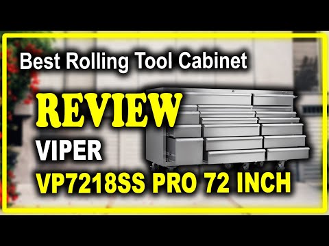 Viper Tool Storage VP7218SS PRO 72 Inch 18 Drawer Rolling Cabinet Review - Best Rolling Cabinet