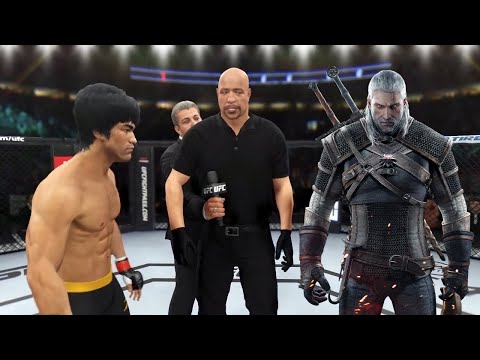 Bruce Lee VS Geralt Witcher | EA Sports UFC |