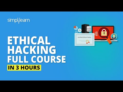 Ethical Hacking Full Course In 3 Hours🔥| Learn Ethical Hacking| Ethical Hacking Tutorial|Simplilearn
