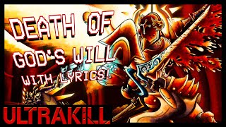 Cover art for Death Of God's Will - With Lyrics