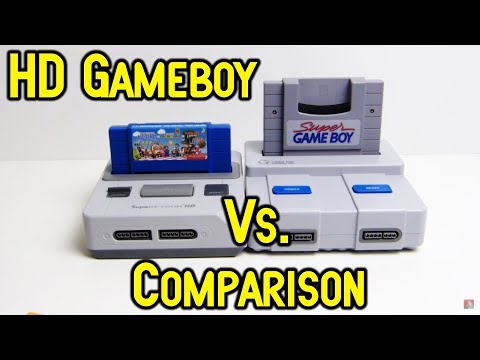 HD Super Game Boy - Hyperkin Supa Retron HD Versus Gamerz Tek 16-Bit HD