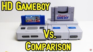 HD Super Game Boy - Hyperkin Supa Retron HD Versus Gamerz Tek 16-Bit HD
