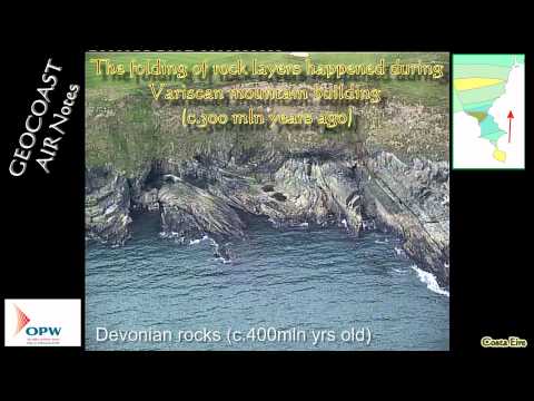 GEOCOAST AIR NOTES: Fly Around the Old Head of Kinsale, Co. Cork looking at the coastal geology