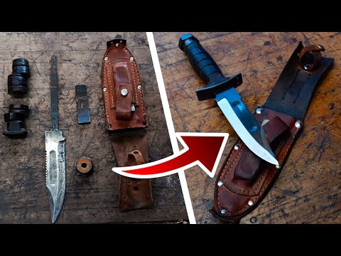 BESSER ALS NEU !? SO GUT sah das Bowie Messer NOCH NIE aus!! | RESTOATION