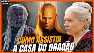 COMO ASSISTIR HOUSE OF THE DRAGON (casa do dragão) SPINOFF DE GAME OF THRONES!!