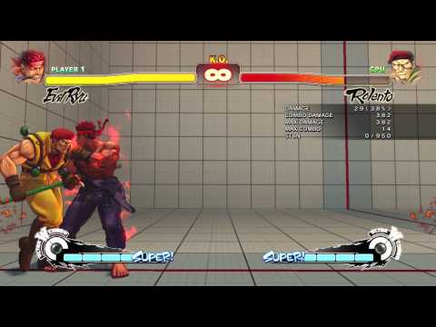USFIV: Evil Ryu Meterless Ultra on Rolento