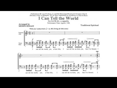 HD I Can Tell The World (Moses Hogan) - 인천시립합창단