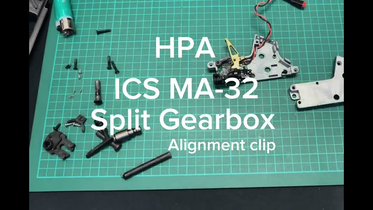 Portada del video Ics split gearbox HPA mods Airsoft