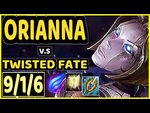 DAWIDSONEK (ORIANNA) vs TWISTED FATE - 9/1/6 KDA MID CHALLENGER GAMEPLAY - EUW