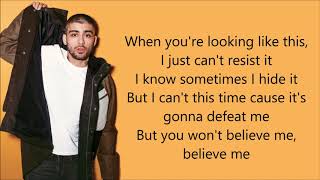 ZAYN - fOol fOr YoU (lyrics)