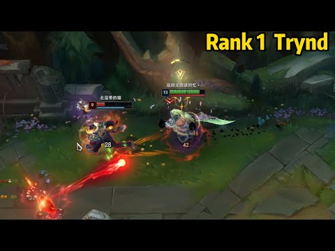 Rank 1 Tryndamere: This Tryndamere is an Absolute DEMON!