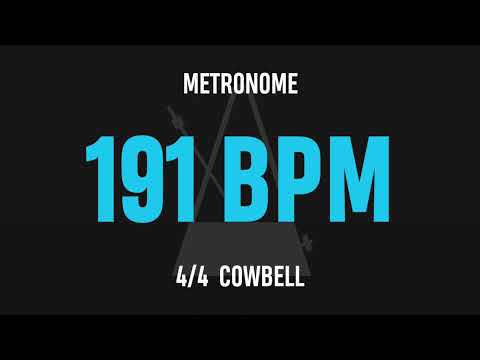 191 BPM 4/4 - Best Metronome (Cowbell)