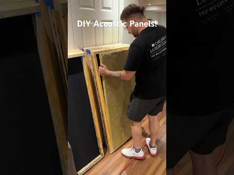 Easy DIY Acoustic Panels! How To! #diy #music #studio