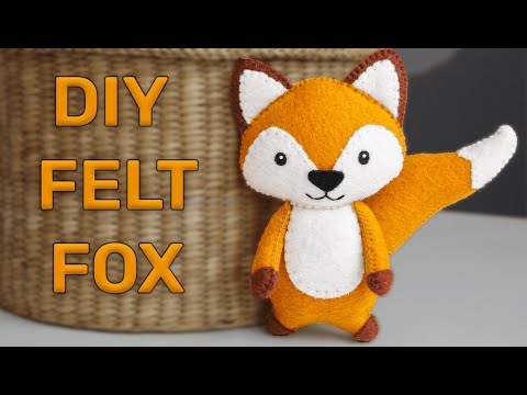 DIY Woodland Felt Fox | Step by step tutorial
