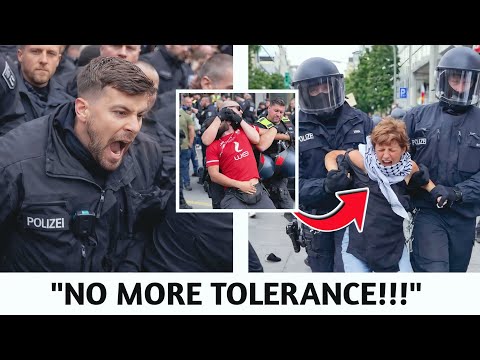 German Police CLASH with Islamist, ARREST and DETAIN Violent Protesters in Germany!