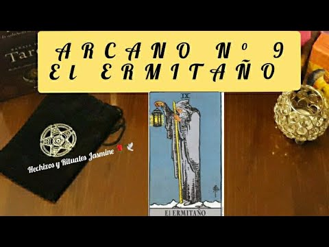 EL ERMITAÑO ARCANO 9 -Curso de Tarot -Interpretación y significado de EL ERMITAÑO 🧔 -Arcano mayor IX