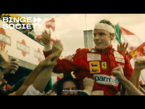 Rush (2013): Lauda decides to return to drive his Ferrari at the Italian Grand Prix and wins