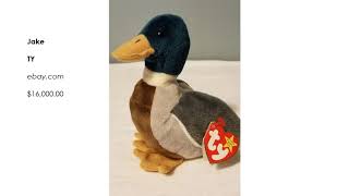 30 Most Expensive Beanie Babies