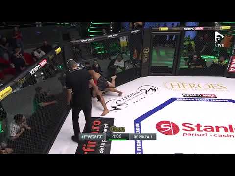 iFight Heroes "Cuşcă cu lei"! Lupta dintre Robert Constantin şi Damian Zaharia