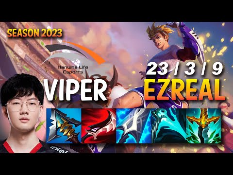 HLE Viper EZREAL vs VARUS ADC - KR Ranked