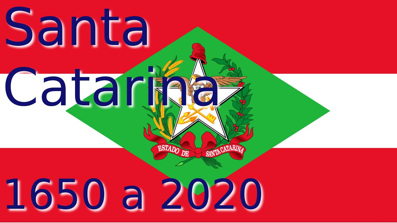 Santa Catarina - Municípios Catarinenses - 1650 a 2020 - Mapa Santa Catarina - Linha do tempo
