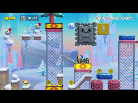 full automatic pokey level by unäD 🍄 Super Mario Maker 2 #akt