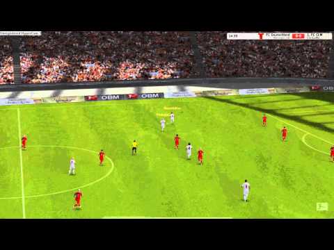 Offizieller Bundesliga Manager FC Deutschland vs 1.FC CLM Halbzeit 1