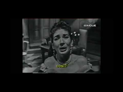Maria Callas - Tosca - Puccini - Récita televisionada / 1956