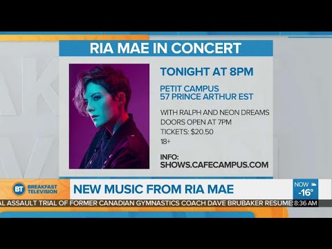 New music from singer Ria Mae