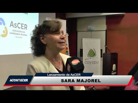 Marcos Juárez: Lanzamiento de AsCER. La palabra de Sara Majorel