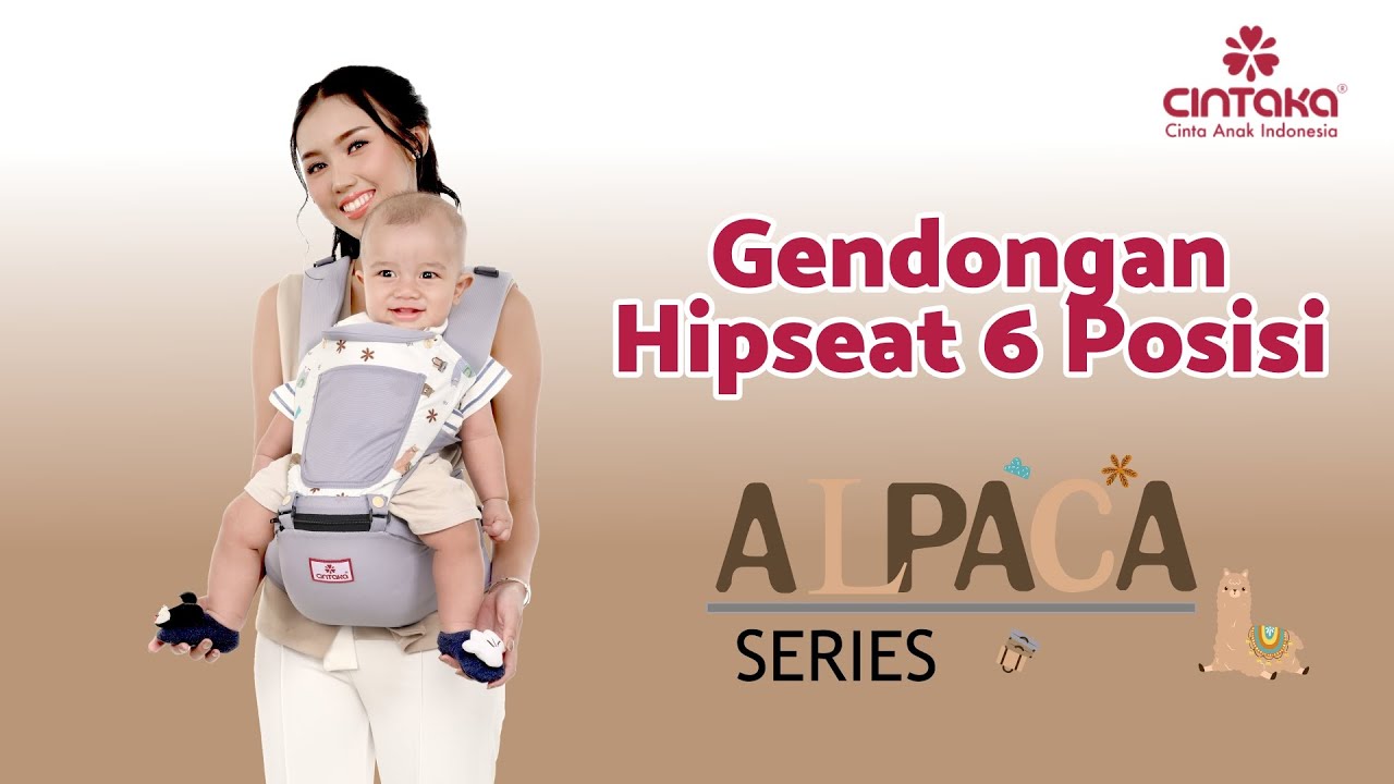 Gendongan Hipseat 6 Posisi Alpaca Series CBG3431