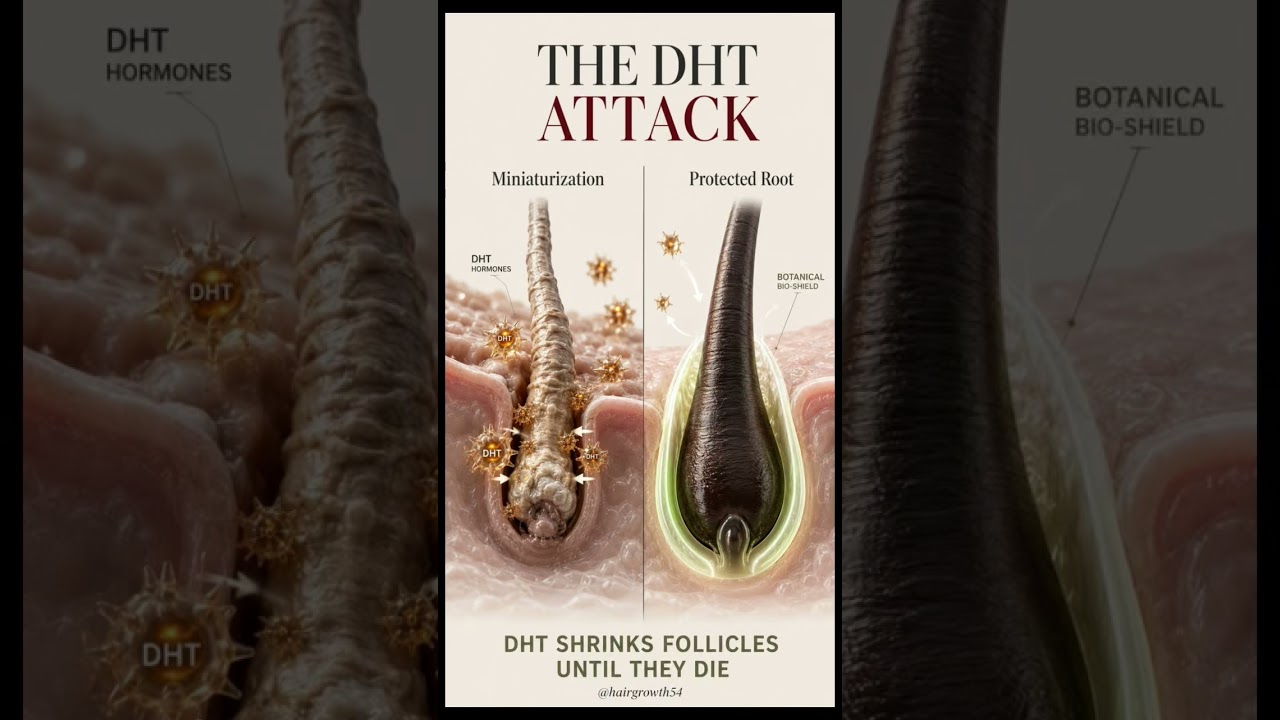 THE DHT ATTACK... #viral #youtubeshorts #shorts #hairstyle #haircare #hairtreatment