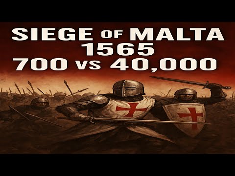 ⚔️ The Siege of Malta 1565: 700 Knights vs 40,000 Ottomans – The Bloodbath That Changed History