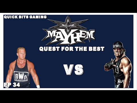 WCW Mayhem Quest For The Best Mode Hollywood Hulk Hogan Vs Curt Hennig EP 34