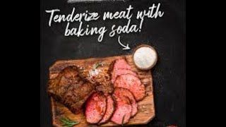 using baking soda to tenderize meat