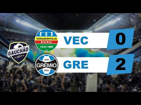 Veranópolis 0x2 Grêmio -  Gauchão 02/04/2017(Quartas 1° jogo)