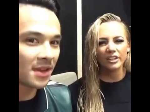 Samantha Jade & Cyrus - X Factor Australia Facebook chat