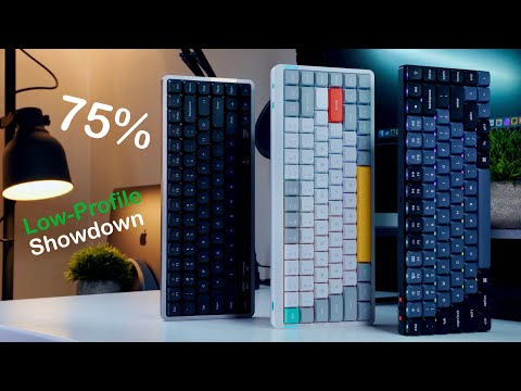 NuPhy Air75 V2 vs LoFree Flow vs Keychron K3 Pro