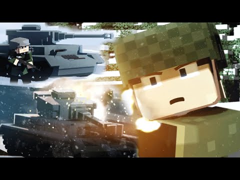Minecraft Battle of the Bulge WW2 Animation