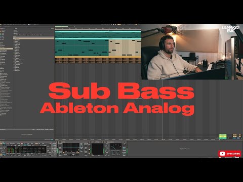 Perfect Sub Bass for Tech House with Ableton Analog