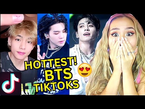 HOTTEST BTS TIKTOK COMPILATION 🥵 | REACTION/REVIEW