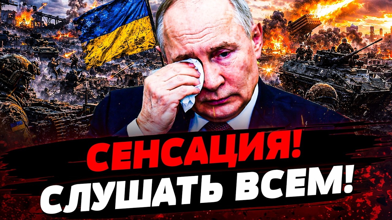 ⚡️ТОЛЬКО ЧТО! ТРИУМФ УКРАИНЫ! РФ ПОСЫПАЛАСЬ: ПУТИН ХВАТАЕТСЯ ЗА СЕРДЦЕ!  Акт?