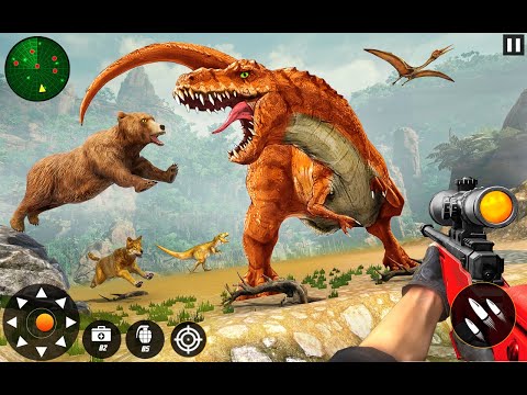 Wild Dinosaur 3D Hunting games Game for Android - Download