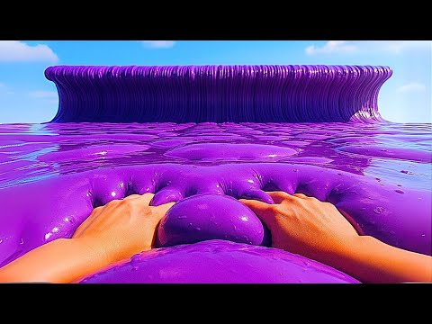 🤨 Can You Survive in This Slime Ocean? 😱 The Most Satisfying First-Person AI ASMR!